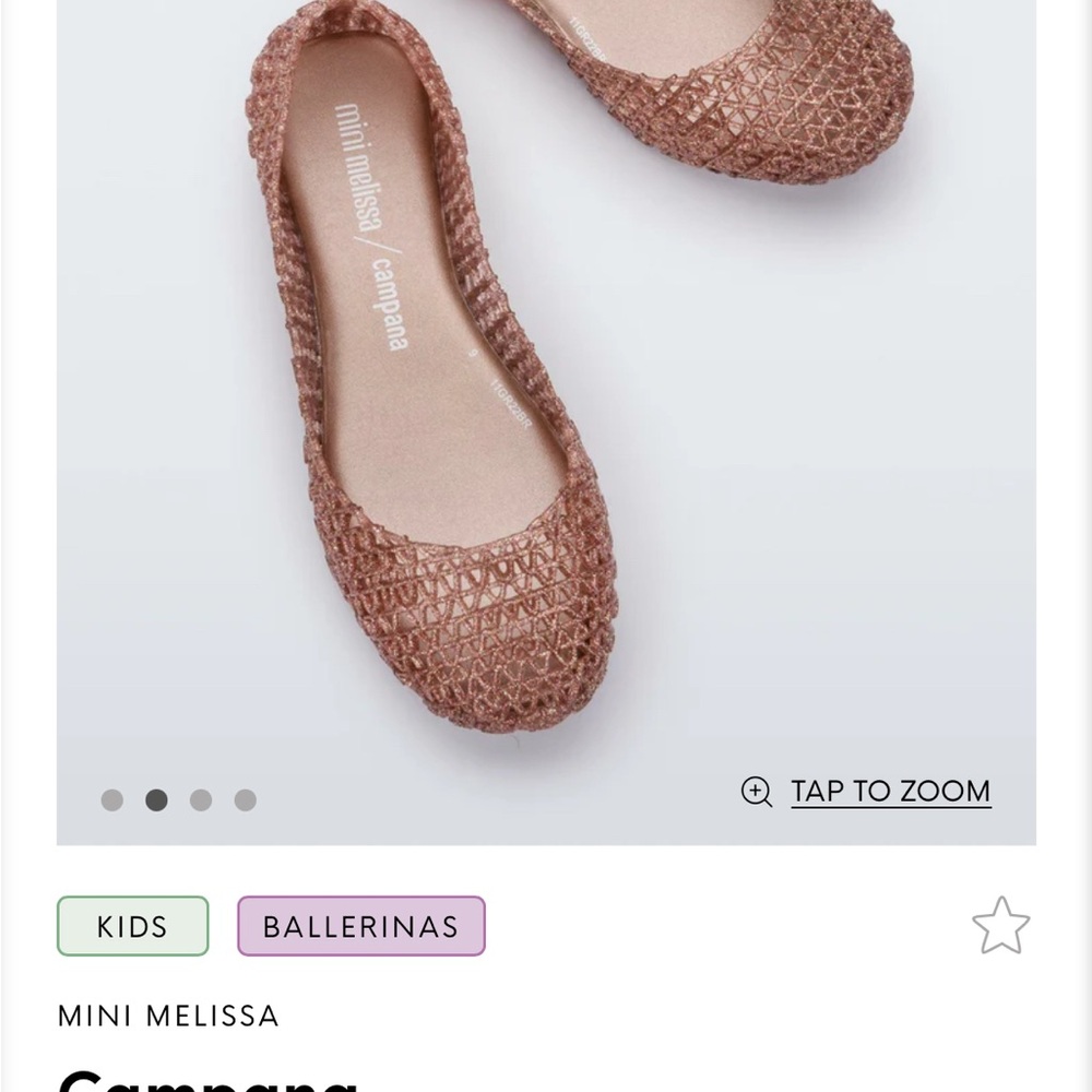 Mini Melissa Campana Kids' Ballet Flats